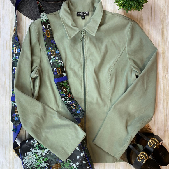 Ellen Fog Green Jacket - Picture 9 of 16